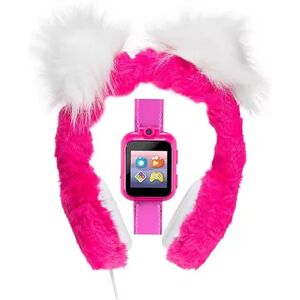 Playzoom iTech Jr. Kids' Smart Watch & Headphones Set, Pink, Large