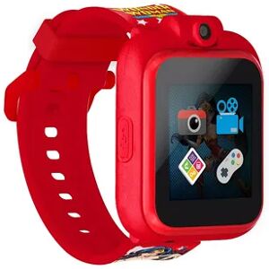 iTouch DC Comics Playzoom 2 Kids' Red Wonder Woman & Stars Graphic Smart Watch, 41MM