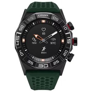 CZ SMART Citizen CZ SMART Men's Analog-Digital Stainless Steel Green Strap Heartrate Smart Watch - JX1005-00E, Large