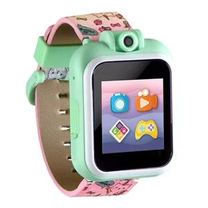 PlayZoom 2 Kids' Tie Dye Unicorn Cats & Ice Cream Print Smart Watch, Multicolor, Large