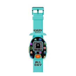 PlayZoom Kids' Gamer Flip Open Smart Watch, Blue, Large
