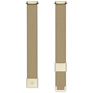Fitbit Stainless Steel Mesh Accessory Band for Fitbit Luxe - Platinum, Yellow