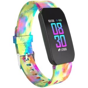 iTouch Active Tie Dye Silicone Strap Smart Watch, Multicolor, Large