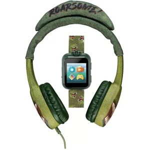 PlayZoom Kids' Green Dinosaur Smart Watch & Headphones Set, Large