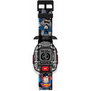 PlayZoom Justice League Superman & Batman Smart Watch, Black, Large