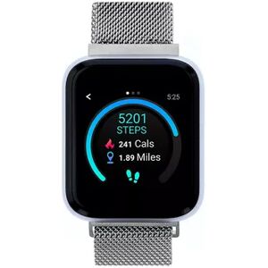 iTouch Air 3 Mesh Band Smart Watch, Silver, Large