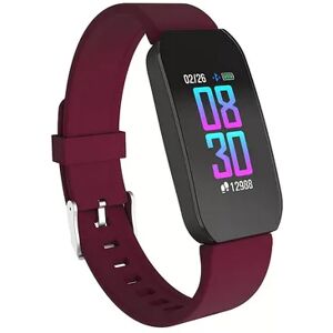 iTouch Burgundy Strap Touchscreen Smart Watch, Red, Large