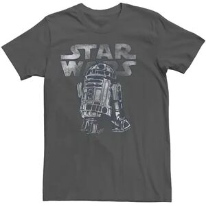 Star Wars Men's Star Wars R2-D2 Vintage Style Tee, Size: Large, Grey