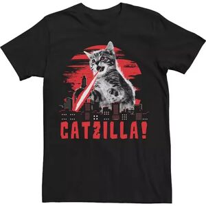 Licensed Character Big & Tall Kitten Vs City Animal Tee, Men's, Size: XXL Tall, Black