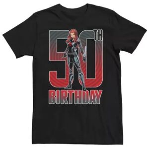 Licensed Character Men's Marvel Black Widow 50th Birthday Tee, Size: XXL