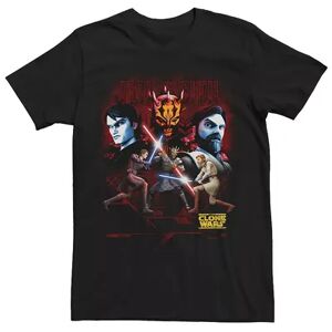 Licensed Character Men's Star Wars: The Clone Wars Jedi Vs. Sith Tee, Size: Small, Black