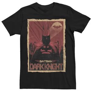 DC Comics Men's Batman Dark Knight Poster Tee, Size: XL, Black