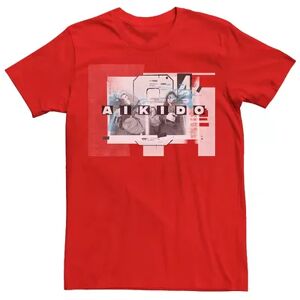 Licensed Character Men's Netflix La Casa De Papel Aikido Group Collage Tee, Size: XL, Red