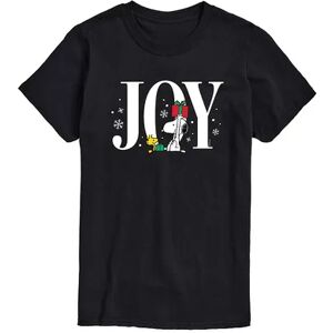 Licensed Character Men's Peanuts Snoopy Woodstock Joy Tee, Size: Medium, Black