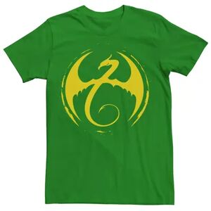Licensed Character Men's Marvel Knights Presents Iron Fist Logo Graphic Tee, Size: XL, Med Red