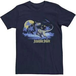 Licensed Character Men's Jurassic Park Raptor Portrait Tee, Size: Small, Blue