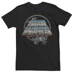 Men's Star Wars Tie Fighter Vs X-Wing Fighter Graphic Tee, Size: Large, Black