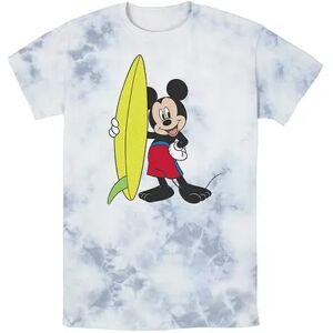 Licensed Character Men's Disney Mickey Mouse Surfer Outfit Wash Tee, Size: XXL, Multicolor