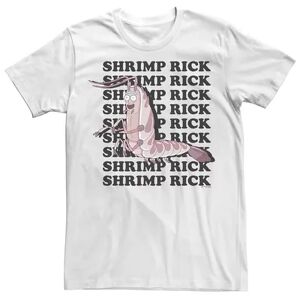 Licensed Character Men's Rick & Morty Shrimp Rick Portrait Tee, Size: Large, White