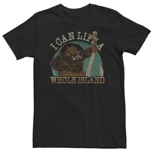 Licensed Character Big & Tall Disney Moana Maui I Can Lift A Whole Island Tee, Men's, Size: Large Tall, Black