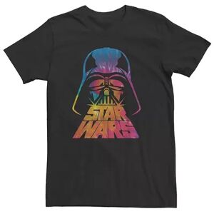 Licensed Character Men's Star Wars Tie-Dye Darth Vader Tee, Size: Small, Black