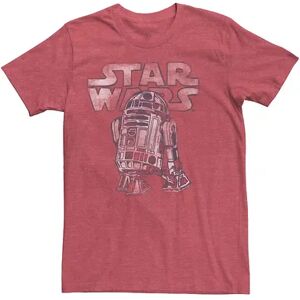 Star Wars Men's Star Wars R2-D2 Vintage Style Tee, Size: Medium, Red