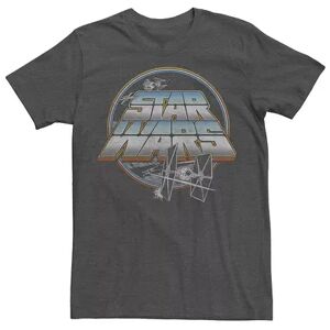 Men's Star Wars Tie Fighter Vs X-Wing Fighter Graphic Tee, Size: Small, Grey