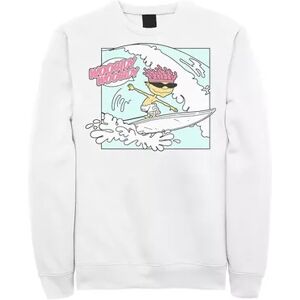 Licensed Character Men's Nickelodeon Rocket Power Otto Woogidy Woogidy Surfs Up Sweatshirt, Size: XXL, White