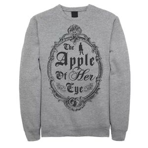 Licensed Character Men's Disney Snow White Apple Of Her Eye Mirror Art Sweatshirt, Size: XXL, Med Grey