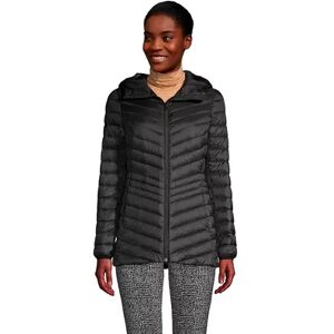 Women's Lands' End Down Ultralight Packable Hooded Jacket, Size: Small, Oxford