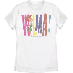 Licensed Character Juniors' The Flinstones Wilma Vintage Style Graphic Tee, Girl's, Size: XL, White