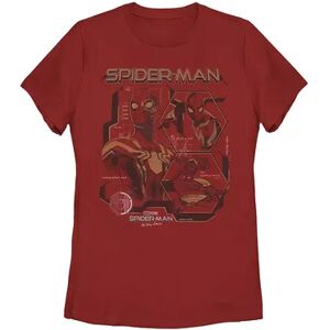 Licensed Character Juniors' Spider-Man No Way Home Tony's Gift Graphic Tee, Women's, Size: XL, Red