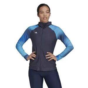 adidas Women's adidas Long Sleeve Rash Guard, Size: Medium, Brt Blue