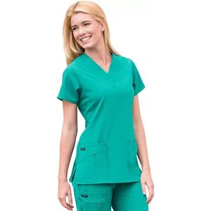 Women's Jockey Scrubs Wrinkle-Free Top 2206, Size: Large, Blue