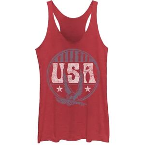 Unbranded Juniors' Vintage USA Eagle, Stars and Stripes Tank Top, Girl's, Size: XXL, Red