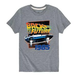 Licensed Character Boys 8-20 Back To The Future 1985 Tee, Boy's, Size: Medium, Grey