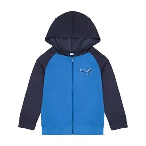 Puma Boys 8-20 PUMA Full Zip Hoodie, Boy's, Size: XL, Med Blue