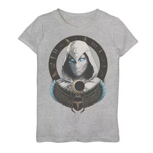 Licensed Character Girls 7-16 Marvel Film Moon Knight Ancient Beetle Moon Knight Graphic Tee, Girl's, Size: XL, Med Grey