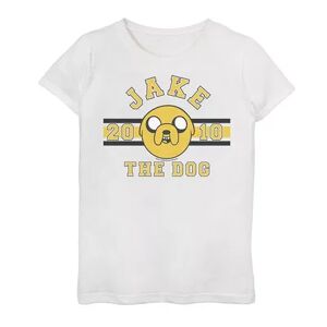 Cartoon Network Girls 7-16 Adventure time Jake The Dog 2010 Head Shot Graphic Tee, Girl's, Size: XL, White