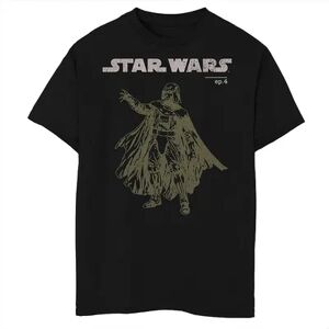 Licensed Character Boys 8-20 Star Wars Episode 4 Darth Vader Posed Portrait Tee, Boy's, Size: XL, Black