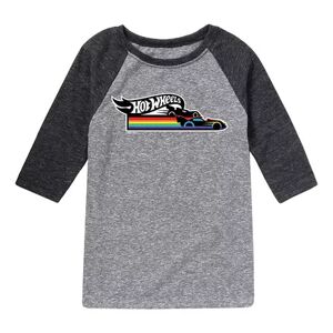 Licensed Character Boys 8-20 Hot Wheels Pride Flame Logo Raglan Graphic Tee, Boy's, Size: Large, Grey