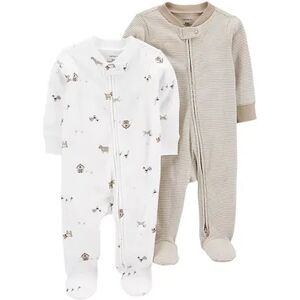 Baby Carter's 2-Pack Zip-Up Sleep & Plays, Infant Boy's, Size: 6 Months, Assorted