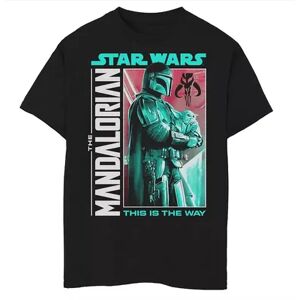 Boys 8-20 Star Wars: The Mandalorian & The Child aka Baby Yoda The Legendary Bounty Graphic Tee, Boy's, Size: XS, Black