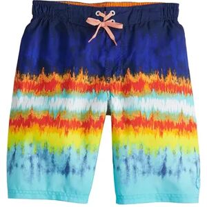 ZeroXposur Boys 8-20 ZeroXposur Surfer Boy Swim Shorts, Boy's, Size: Small 4, Med Orange