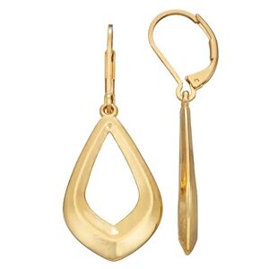 Napier Gold Tone Diamond Shaped Drop Earrings, Women's