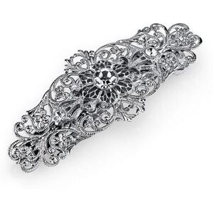 1928 Flower Hair Clip, White