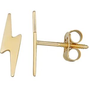 Charming Girl 14k Gold Lightning Bolt Stud Earring, Girl's