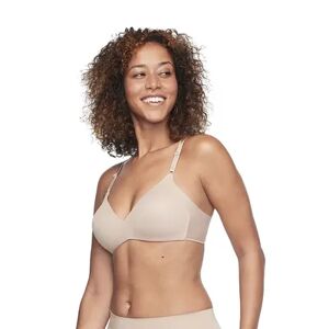 Warners No Side Effects Wireless Bra 1056, Women's, Size: 38 B, Med Brown