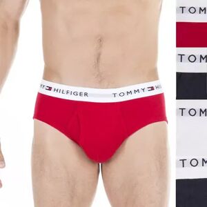 Men's Tommy Hilfiger 4-pack Cotton Classic Briefs, Size: Large, Dark Red