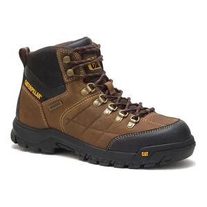 Caterpillar Threshold Men's Waterproof Work Boots, Size: 9, Dark Brown